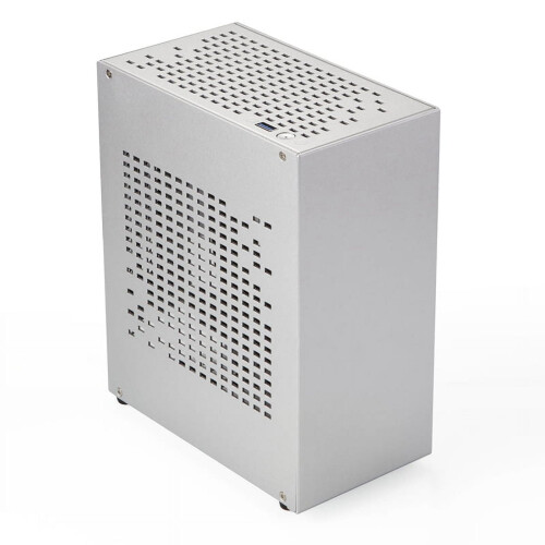 A07Mini ITX Datorchassi Chassi HTPC Värdchassi USB3.0ITX Persondatorchassi Stationär Låda Silver