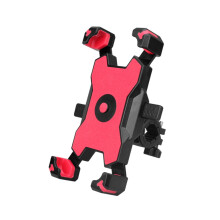 DAMAI Bike Phone Mount Holder Universal Handlebar Clamp Red
