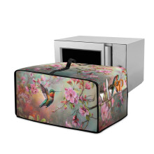 Hummingbird Pink Flower Dust Cover for Air Fryer Toaster Oven & Microwave – Compatible with Small Appliances, M