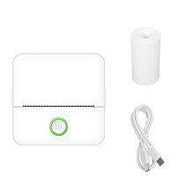 Bærbar Bluetooth termisk klistermærkeprinter, trådløs miniprinter til telefon/tablet – kompatibel med iOS/Android