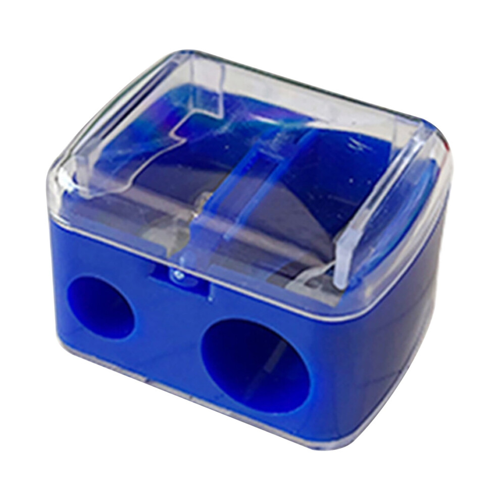 Blue Egymen Makeup Pencil Sharpener Eyeliner Sharpener Lip Pencil Sharpener Cosmetic Pencil Sharpener Dual Sharpener (Blue)