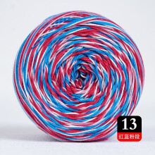 Soft Multicolor Gradient Cotton Yarn Roll – Ultra-Soft, Breathable, Compatible with Handcrafts & Crochet