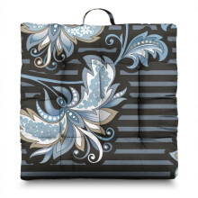 Paisley Meditation Cushion Square 22 x 22 inches