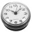 NICEXMAS Waterproof Silent Shower Clock Wall Clock Black 1Pcs 1