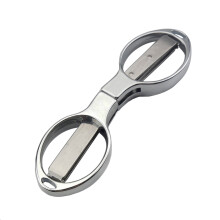 Stainless Steel Folding Scissors for Fishing Line Silver