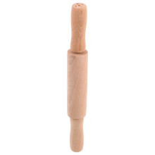 WHAMVOX Children's Wooden Rolling Pin Mini Wooden Rolling Pin for Easy Handling for Baking Crafting and for Kids Kitchen Activities 23CM