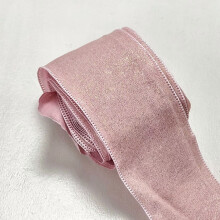Pink Satin Ribbon 2.5cm5yd, 2 Rolls, Polyester Velvet, Soft & Durable, Gift Wrapping & Crafts – Compatible with Craft Supplies