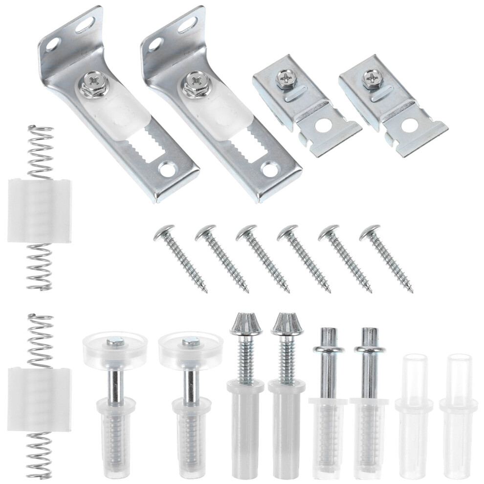 Museya 1 Set Bi Fold Closet Door Hardware Stainless Steel Bifold Door Replacement Hardware For Homeowners 9489952859033