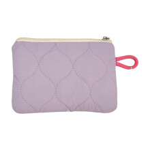 Borsa in lana lavorata a maglia, borsa cosmetica a righe con blocchi di colore, borsa cosmetica con fantasia, borsa cosmetica portatile, astuccio per