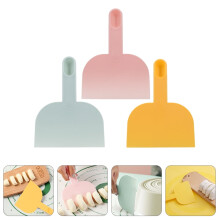 3Pcs Bench Scraper Spatula Plastic for Household Users in Home Cooking and Bakery Use