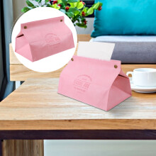 Supvox1Pack Vaaleanpunainen paperipyyherasia Koti- ja Autokäyttöön