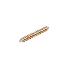 BE-TOOL Dowel Screws Self Tapping Screws Woodworking Furniture Connector Double Ended Screw Hardware Gold 8*50mm