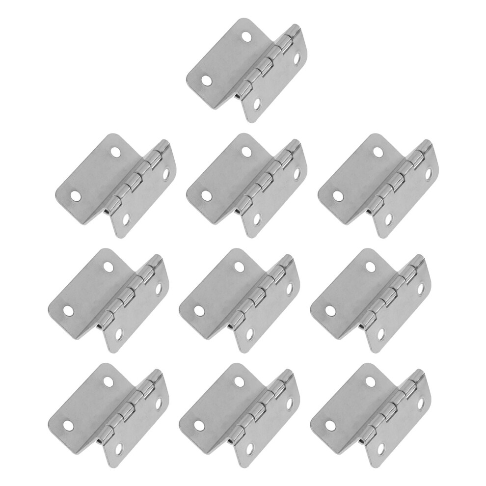 10Pcs Small Iron Box Hinges Smooth Door Cabinet Hardware For Carpenters And Projects 9489952931302