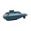 Sous-marin télécommandé bleu de 12 cm (4,8 pouces) 1