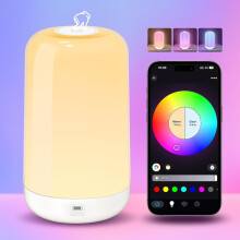 Intelligente LED-Nachttischlampe mit Touch-Funktion und 7 warmen Farben