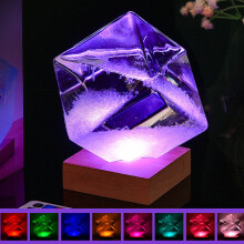 Baromètre météo LED et lampe d'ambiance 150 ml