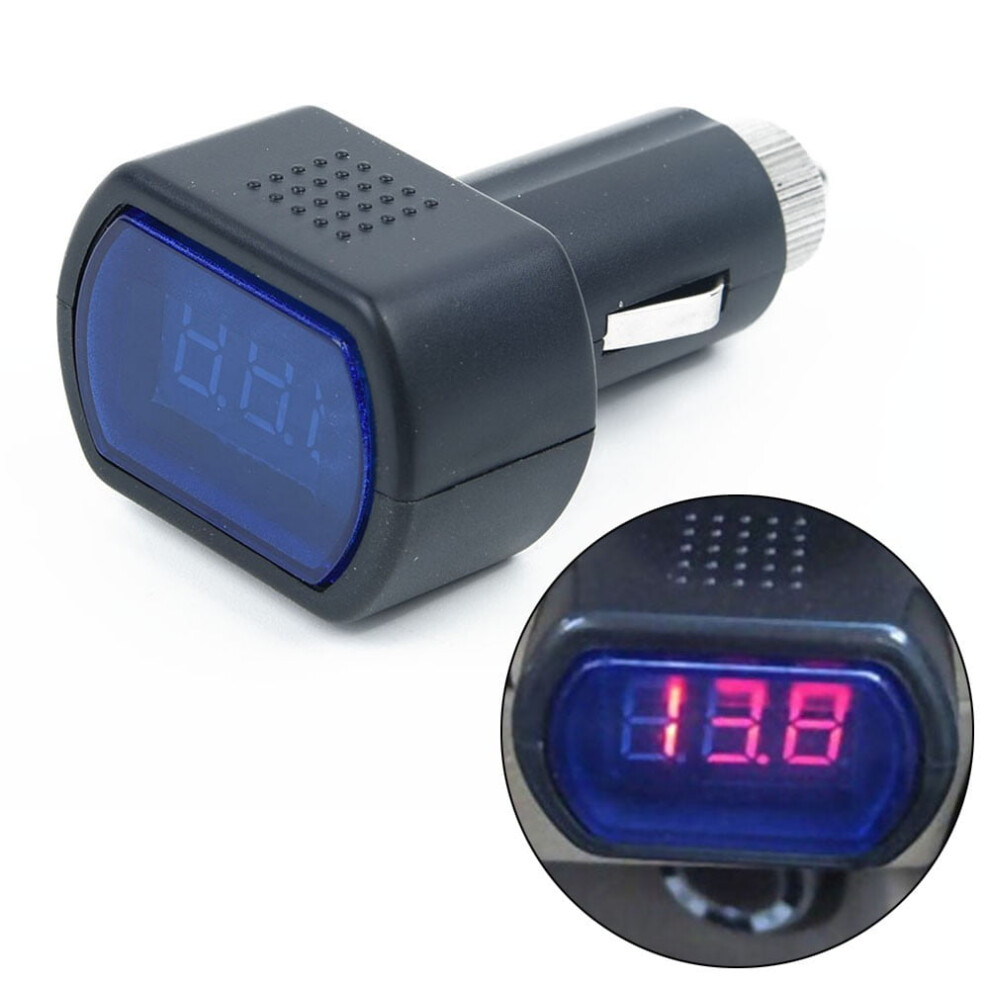 Led Display Cigarette Lighter Car Auto Battery Tester Voltage Voltmeter 9489952933481