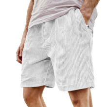 Sweatshorts Herre Slim Fit Sommer Klassiske Jeanshorts Sommer Letvægts Casual Shorts Ferietøj Hvid, Størrelse XXXL