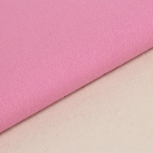 Cotton Canvas Fabric Pink 39 x 59 Inches
