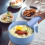 Sraith Babhlaí Ramen Micreathonnáin le Clúdach, Bataí itheacháin, Spúnóg, Forc 1