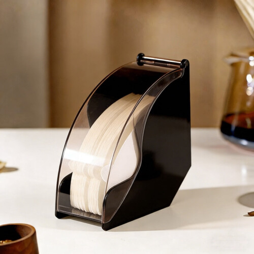 EGYMEN Acrylic Coffee Filter Holder and Storage Box for