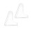 Clear Shower Splash Deflectors Set of 2 4