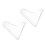 Clear Shower Splash Deflectors Set of 2 12