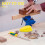 TINKSKY Round Sanding Pad PU Foam Block Yellow 1 Set 7