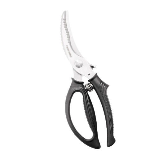 tooloflife Kitchen Scissors Shears Cutter Blades for Meat Comfortable Handle Kitchen Tool Black 2