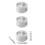 3-Pack Cable Organizer Clips, Premium Desktop Cord Management System for Charging Cables, Neat Workspace Solution 3