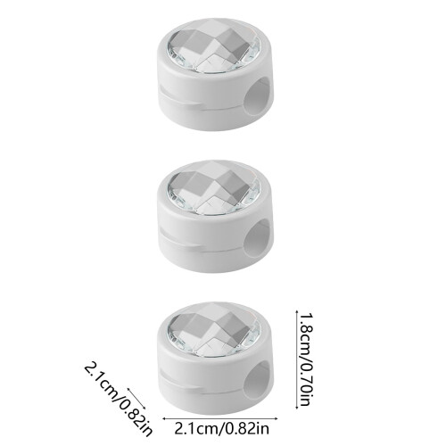 3-Pack Cable Organizer Clips, Premium Desktop Cord Management System for Charging Cables, Neat Workspace Solution 2