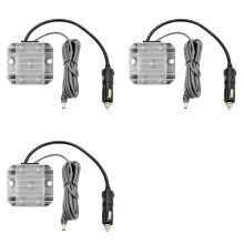 3X 12-24V to 30V Power Converter with Car Cigarette Lighter Input and 9-28V to 30V 3.5A Cable 3 Meters for Starlink