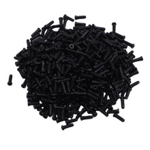 Nylon Badminton Grommet-Set 2,6x7,5mm Schwarz Ersatzösen