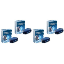 Dispositif de Dégivrage et de Déneigement pour Vitres de Voiture, Alimenté par Énergie Solaire/USB, Lot de 4