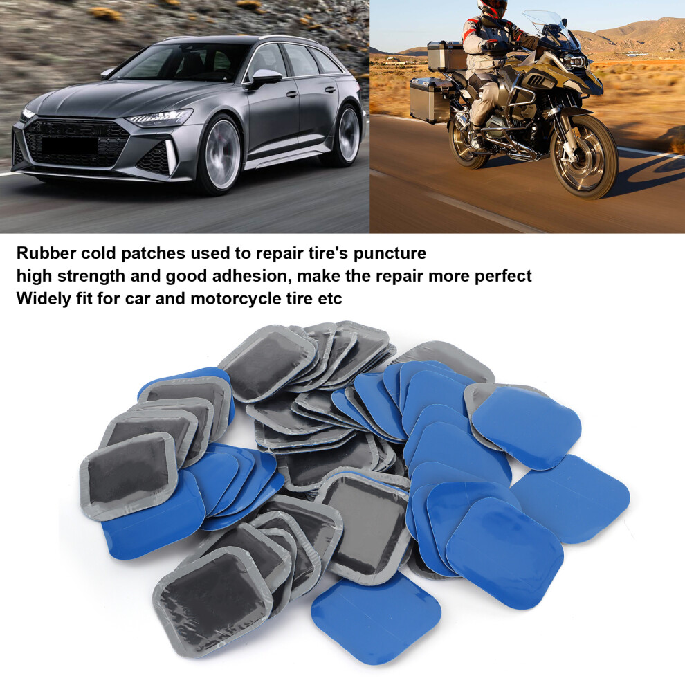 60Pcs 55Mm Motorcycle Tyre Puncture Repair Patches 7790334809693