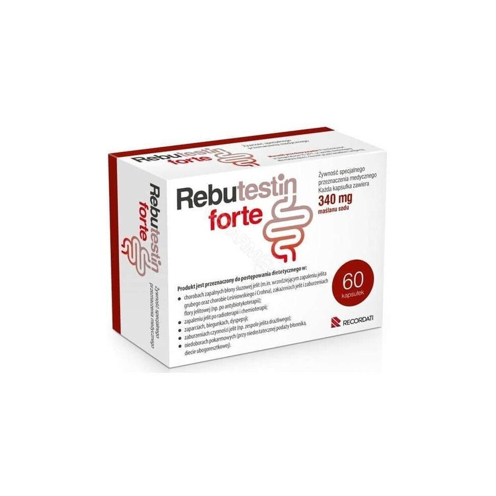 Recordati Rebutestin Forte - 60 Capsules