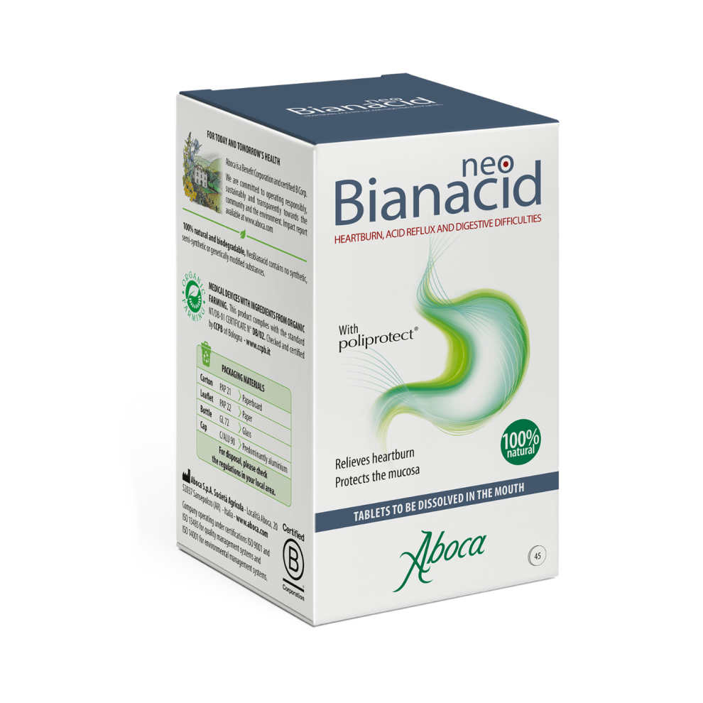 Aboca Neobianacid Acidity And Reflux - 70 Tablets