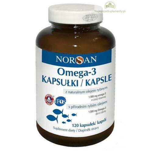 Norsan Omega-3 Kapsułki 120 kapsułek