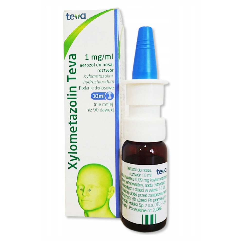 Teva Xylometazolin 0,1% Aerozol Do Nosa - 10 Ml