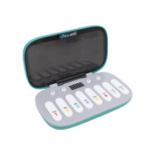 Mini Digitalpiano mit 7 Rhythmen, Grün, 15,5x9,3x4,5 cm