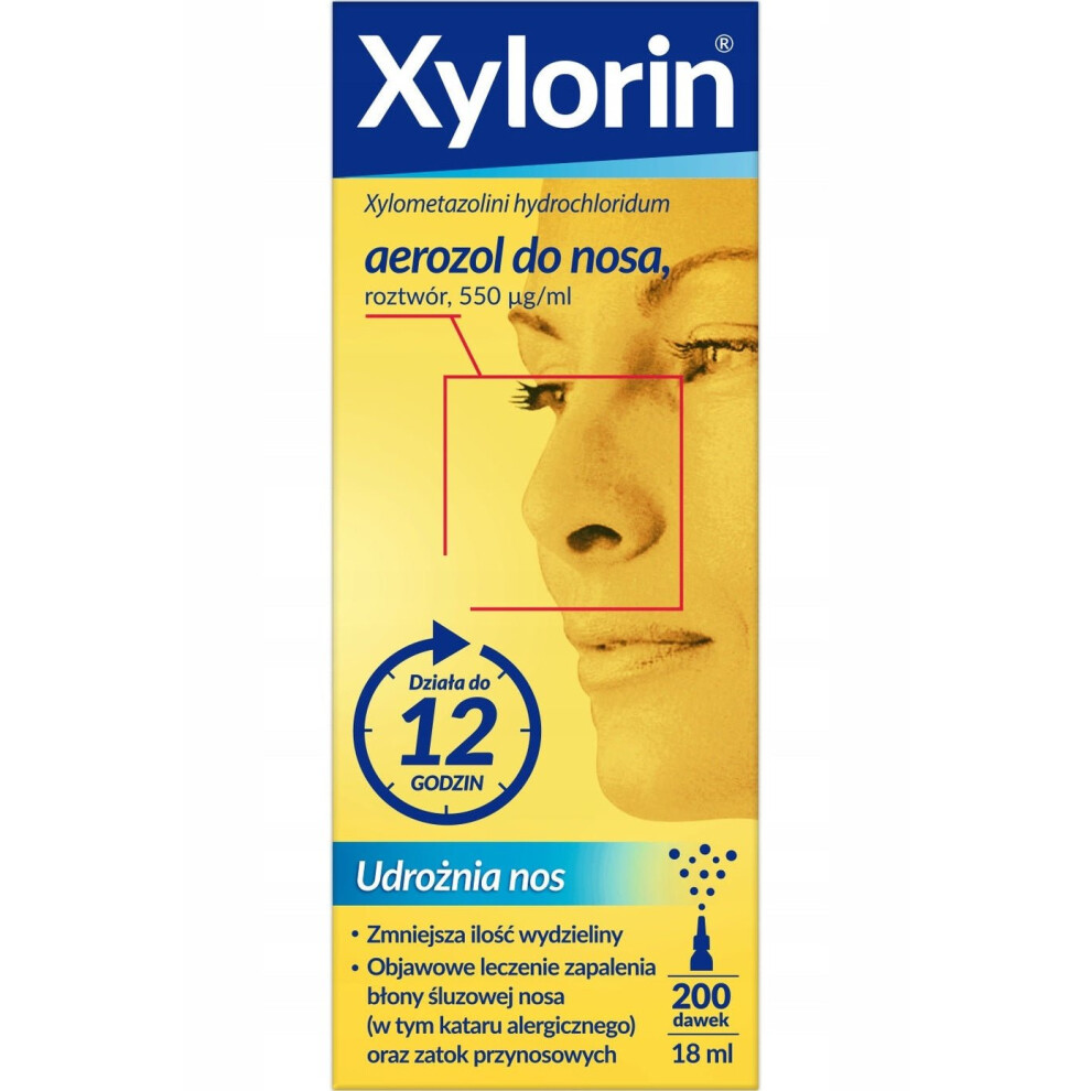 Perrigo Poland Xylorin Aerozol Do Nosa - 18Ml