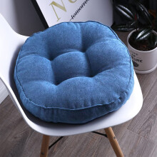 Chair Pad Seat Cushion with Ties Solid Color Soft Chair Pads Comfy Velvet Cushion Pillow for Kitchen Dining Office Chair
