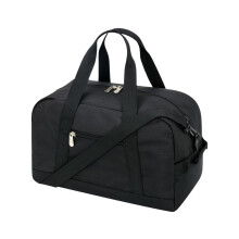 Gym Bag with Shoulder Strap for Women & Men, 14 inch Mini Waterproof Duffel Bag, for Sports Shoes Clothes and Gym Necessity Storage, Black