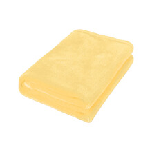 Microfiber Fleece Blanket Yellow 50x70cm