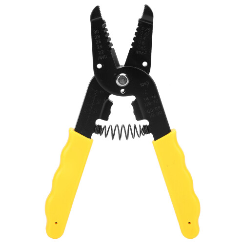 MultiFunctional Yellow Wire Stripping Pliers, Chrome‑Vanadium Steel 1