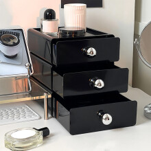 Desktop Cosmetic Organizer Storage Box, Multifunctional Makeup Drawer Tray for Office/Home – Compatible with All Standard Desks