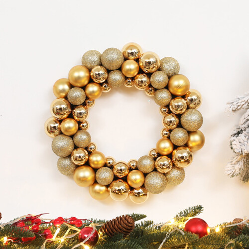 Christmas Ball Wreath Hanging Decoration 1 Pack