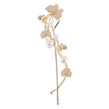 Hair Clips Barrette Rhinestone Clip Bridal Accessories Pin Women Snap Bride Butterflies Pearls Girls Bobby Pearl Hairpin