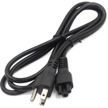 Tastaturstrømadapter, universal strømadapter, høyhastighets USB-lader til bærbar PC, 3-pinners AC-ladekabel, bærbar reiselader for