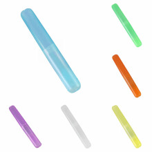 7PCS Toothbrush Covers 7.9", Breathable Travel Holders with Ventilation Holes – Portable Dry Case for Travel, Camping, Home, School